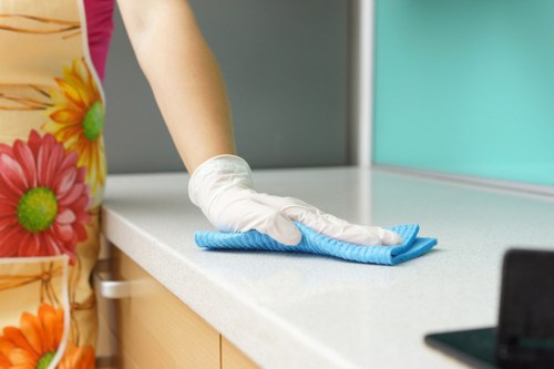 Professional upholstery cleaning in a Chiswick living room
