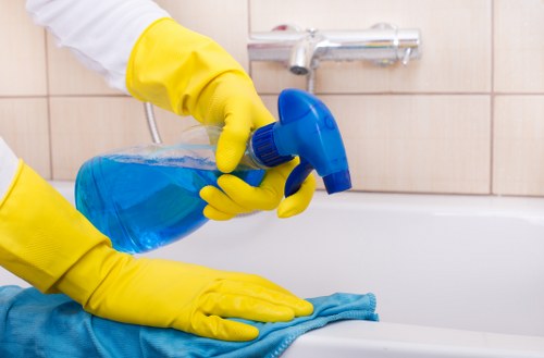 Local carpet cleaning team preparing a Chiswick property for a careful professional clean