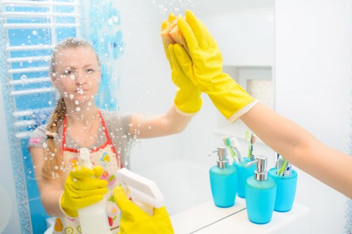 Professional carpet cleaning service in Chiswick workplace setting